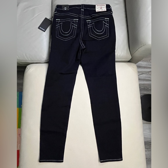NWT - True Religion Women’s Jennie Curvy High Rise Super Skinny Jeans - Size 30 - Picture 8 of 13